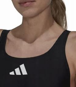 Adidas 3 BARS - Badpak Uit Één Stuk - Zwart black New