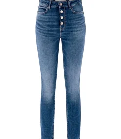 GUESS 1981 Exposed Button blue Sale