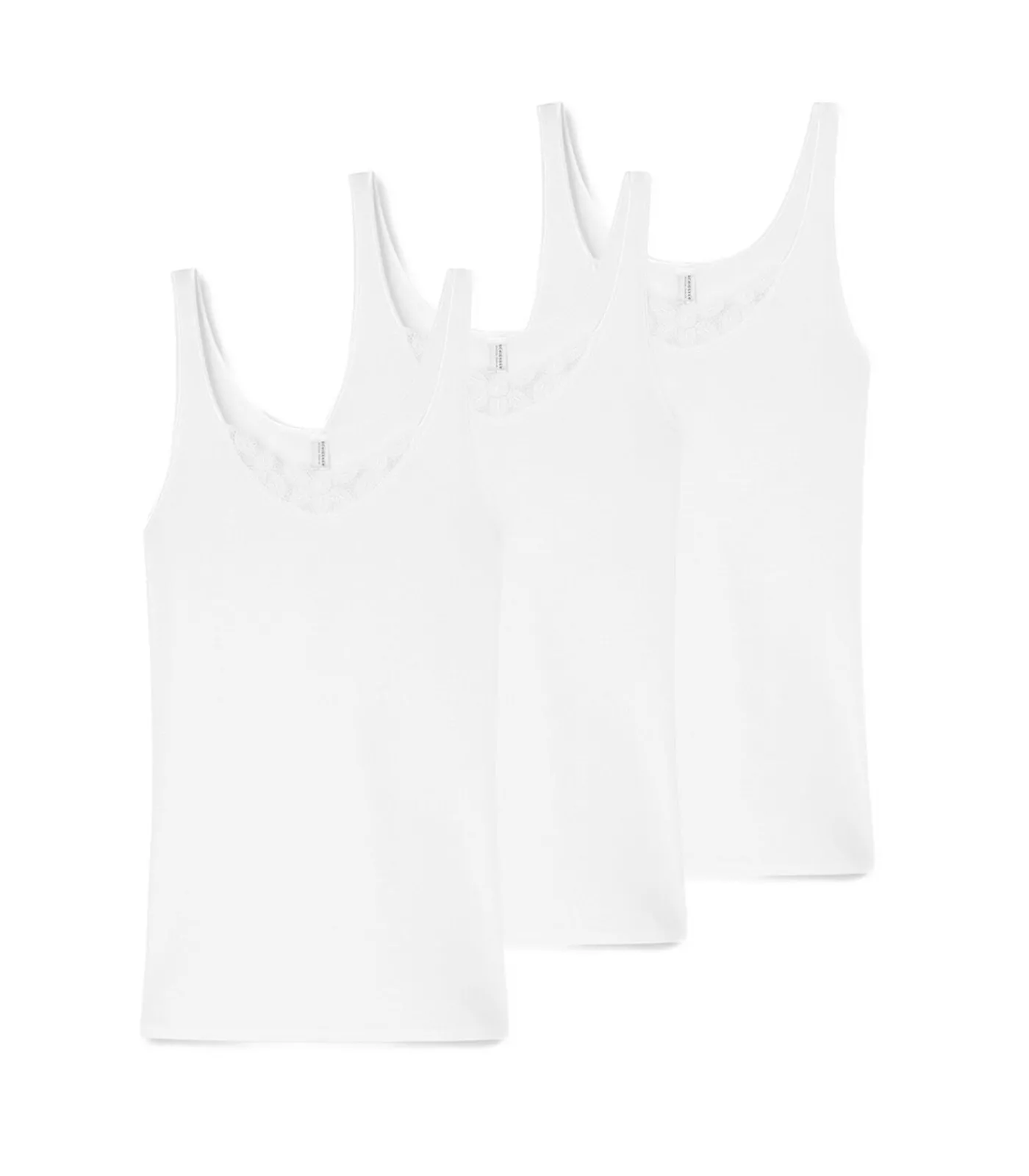 SCHIESSER 3 pack Hemdchenkonzept - onderhemd white Hot