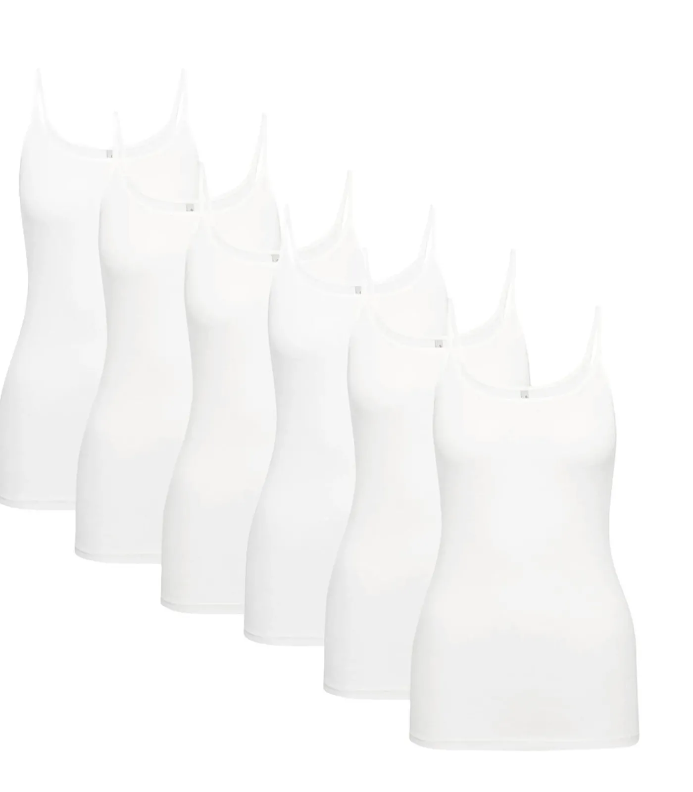 Triumph 6 pack Katia Basics - spaghettitop white Clearance