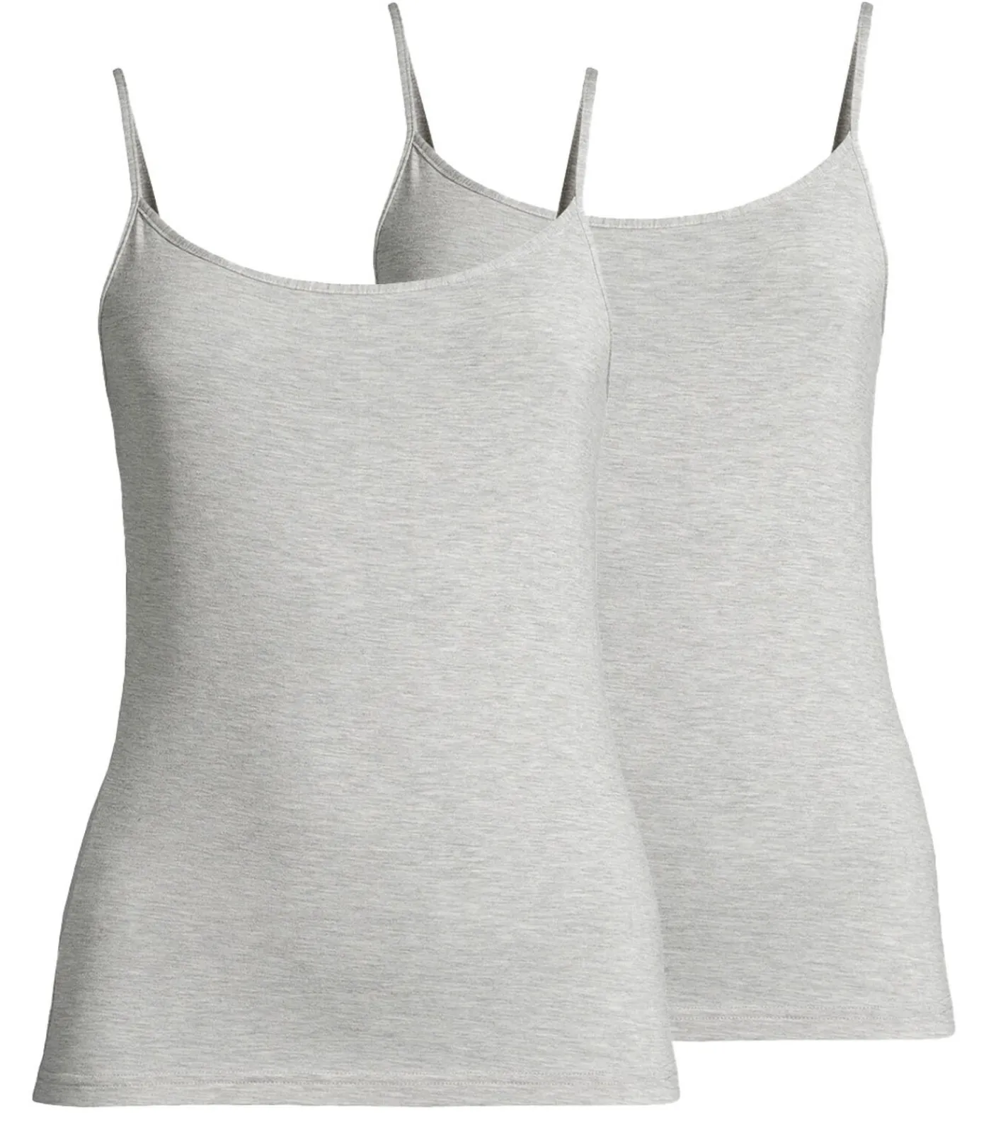 Nina from C. 2 pack Light & Easy - spaghettitop gray Online