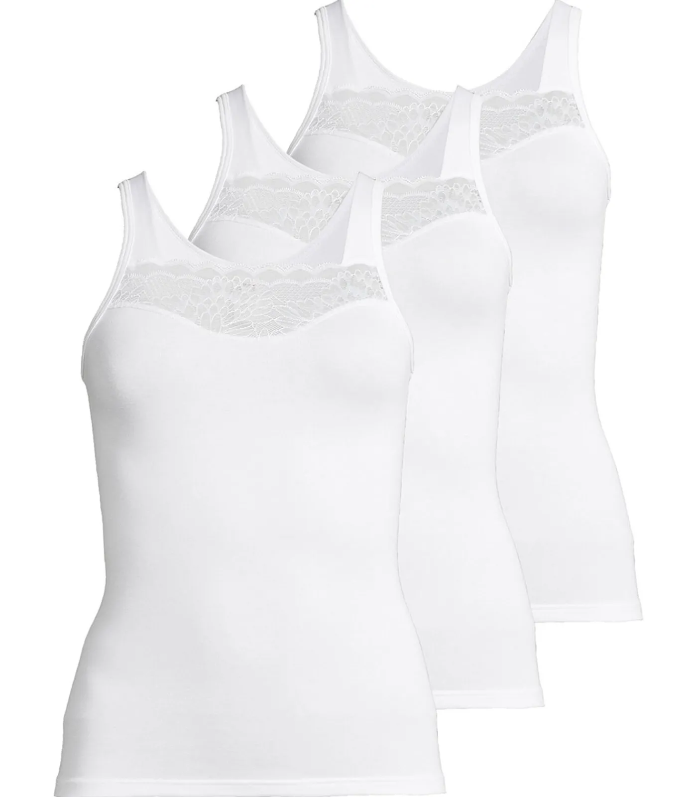 Conta 3 pack Modal - onderhemd white Best