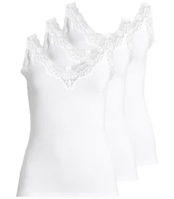 Nina from C. 3 pack Romance - onderhemd white New