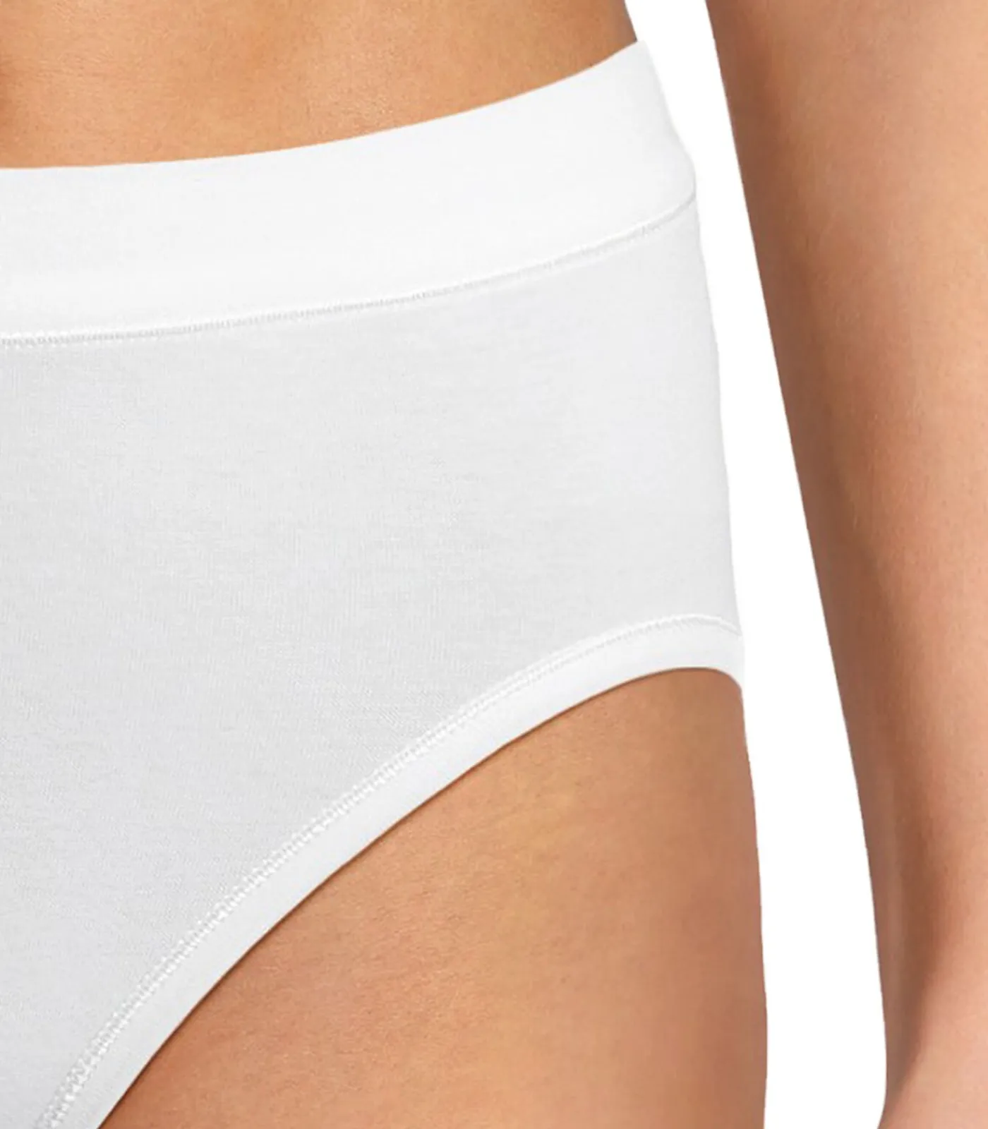 ESGE 5 pack Basic - à fines côtes - hipster slip white Best