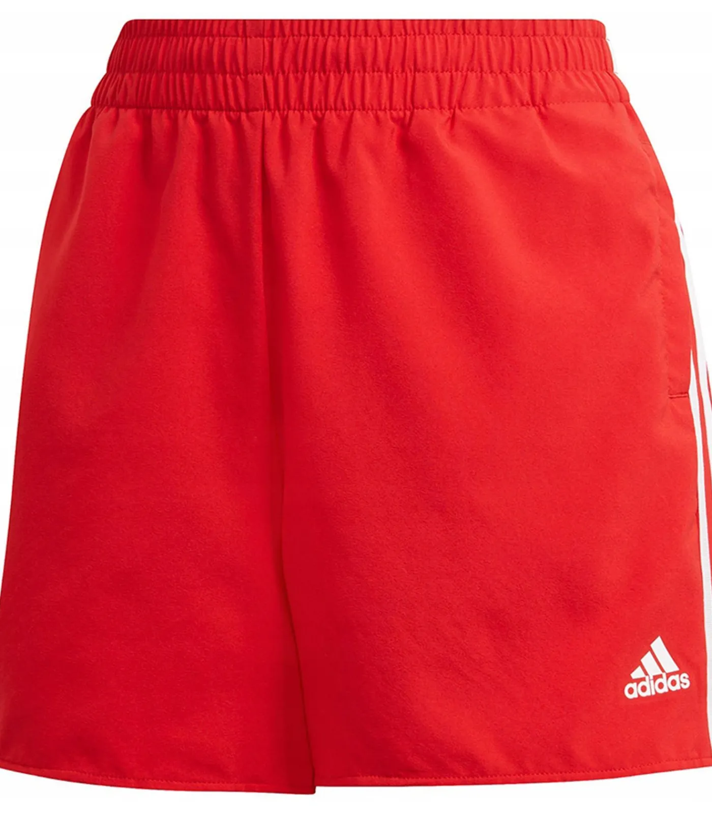 Adidas 3 STRIPES - Korte Broek - Rood red Clearance