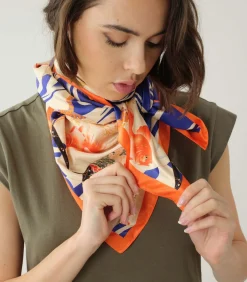 Deeluxe AIKA - Sjaal met patroon blue Outlet