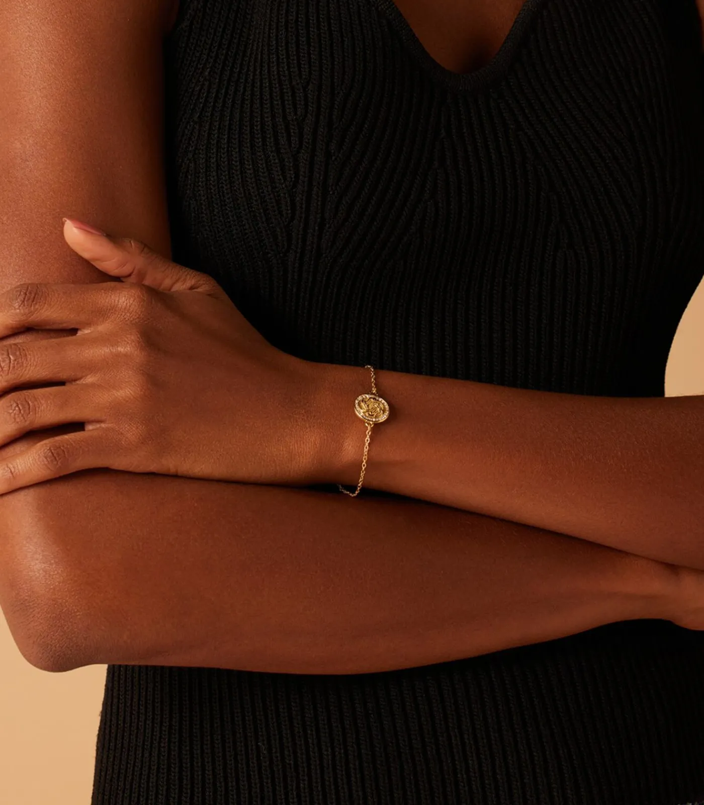 Lucardi Armband 20 cm - Goudkleurig gold Sale