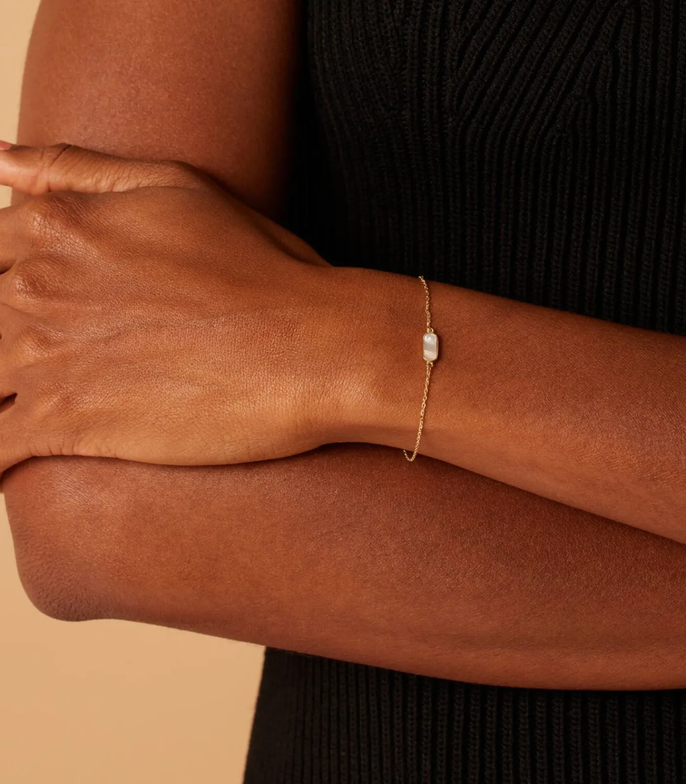 Lucardi Armband 14 Karaat Goud white Best