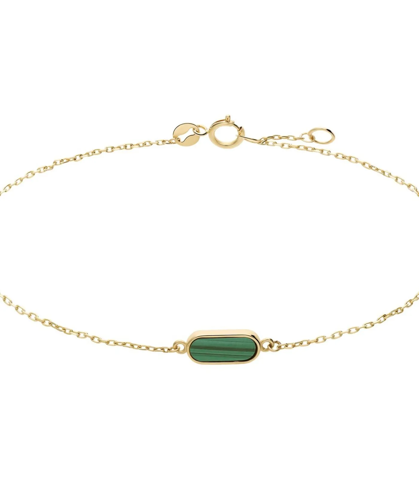 Lucardi Armband 14 Karaat Goud green Discount