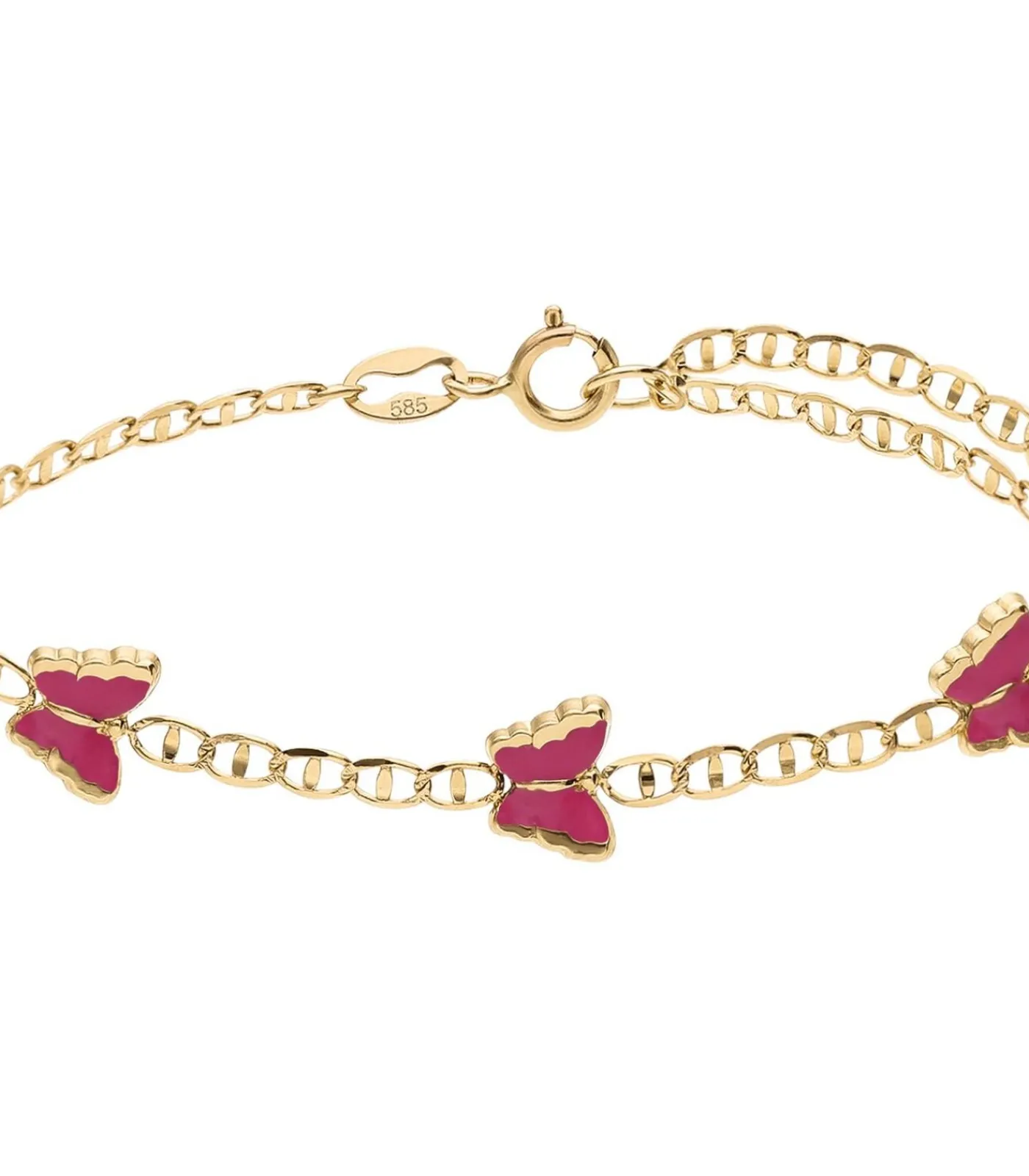 Lucardi Armband 14 Karaat Goud 15 cm - Geelgoud gold Discount