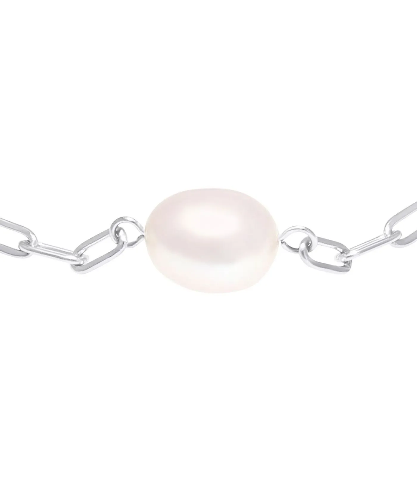 s.Oliver Armband m.Anh. voor dames, roestvrij staal, gekweekte zoetwaterparel silver