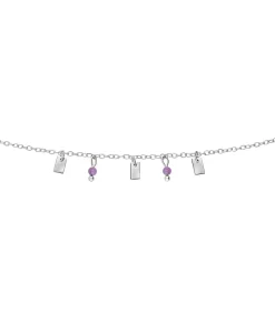 Lucardi Armband Staal 20 cm multicolor