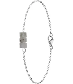 Lucardi Armband Staal 20 cm silver Discount