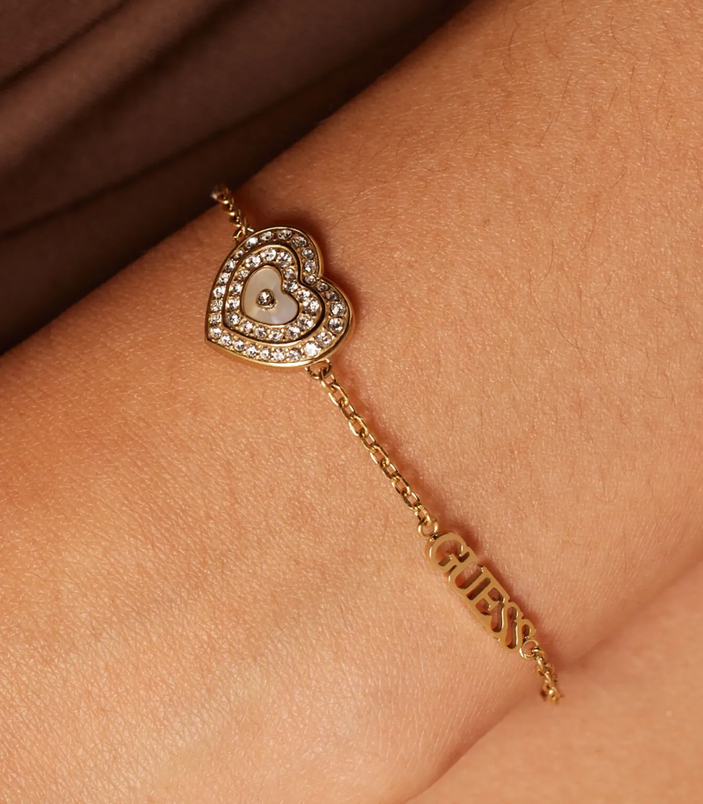 GUESS Armband Staal 19 cm - Goudkleurig gold Sale