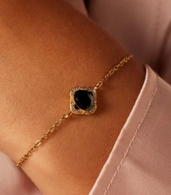 Lucardi Armband Staal 19 cm - Goudkleurig gold Hot