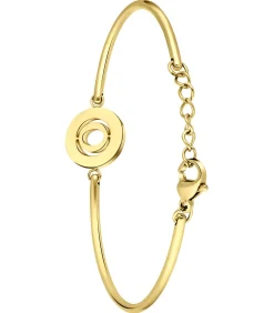 Lucardi Armband Staal 20 cm - Zilverkleurig gold Outlet