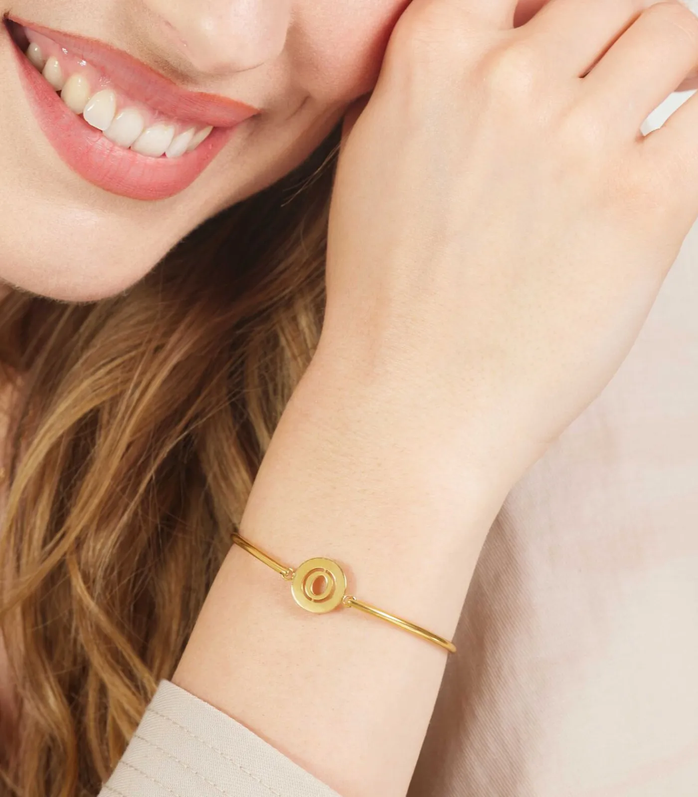 Lucardi Armband Staal 20 cm - Zilverkleurig gold Outlet