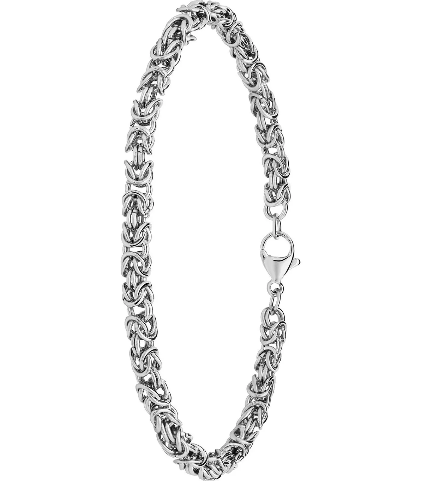 Lucardi Armband Staal 15 cm - Zilverkleurig silver Sale