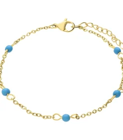 Lucardi Armband Staal 20 cm - Zilverkleurig gold Sale