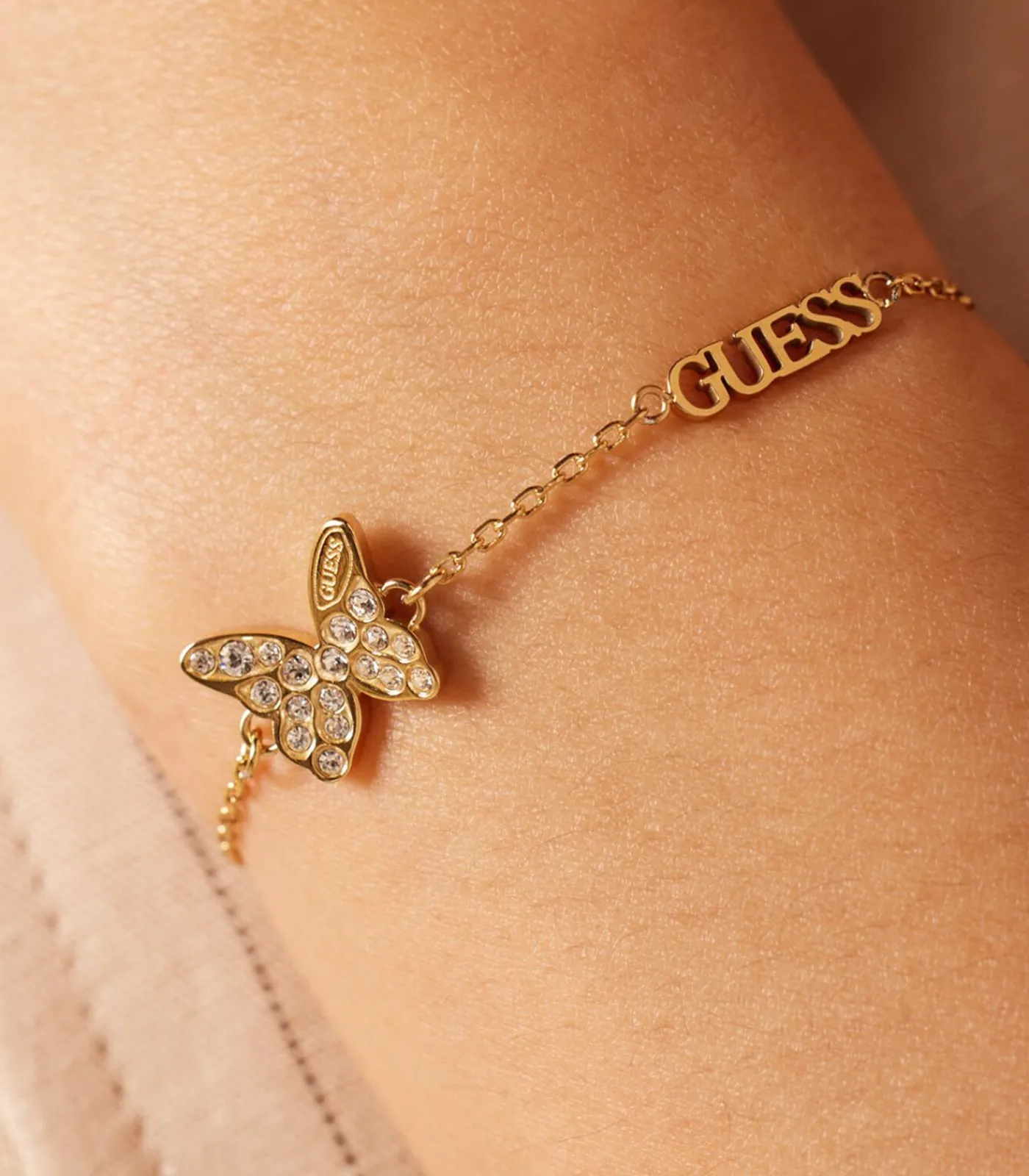 GUESS Armband Staal 19 cm - Zilverkleurig gold Clearance