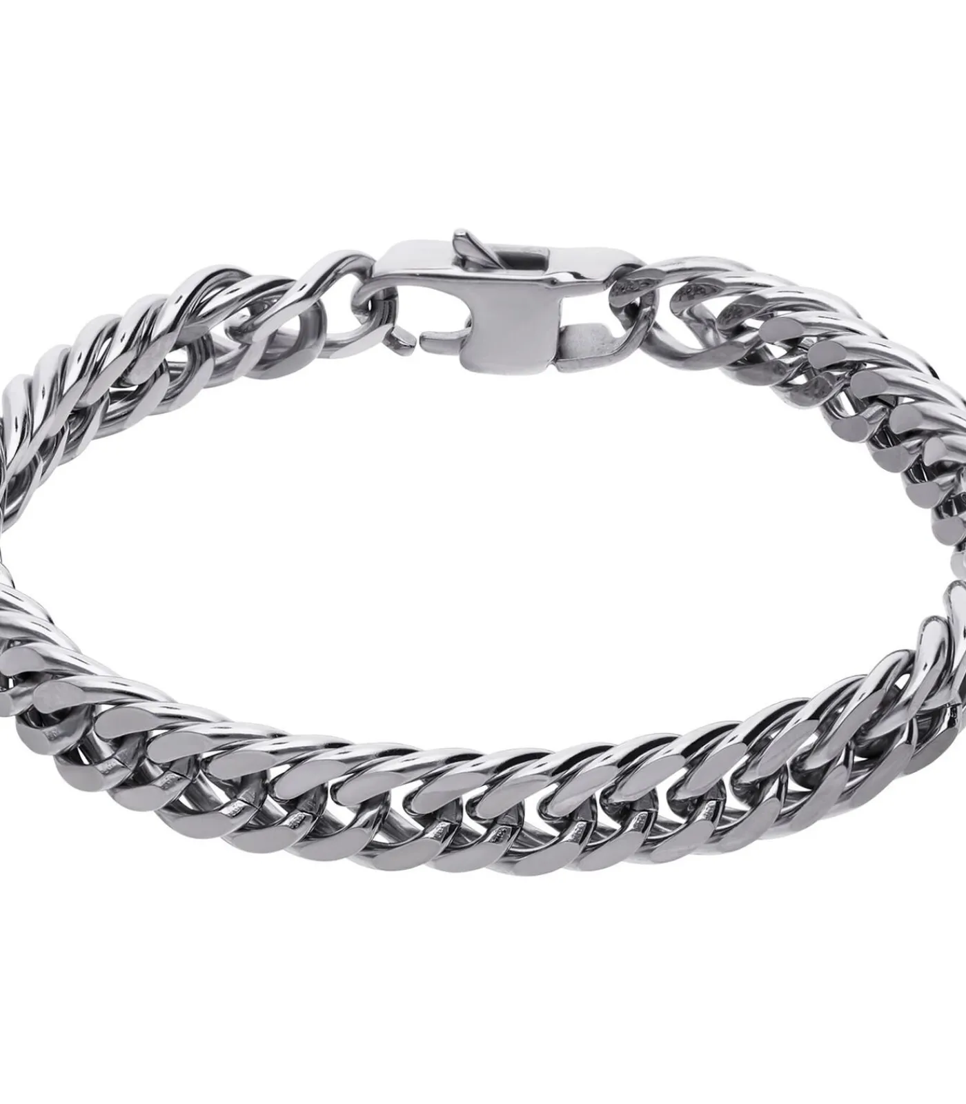 Lucardi Armband Staal - Zilverkleurig silver