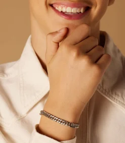 Lucardi Armband Staal - Zilverkleurig silver