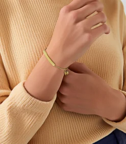 Lucardi Armband Staal 25.8cm gold Discount
