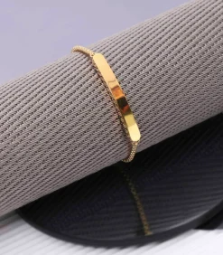 Lucardi Armband Staal 25.8cm gold Discount