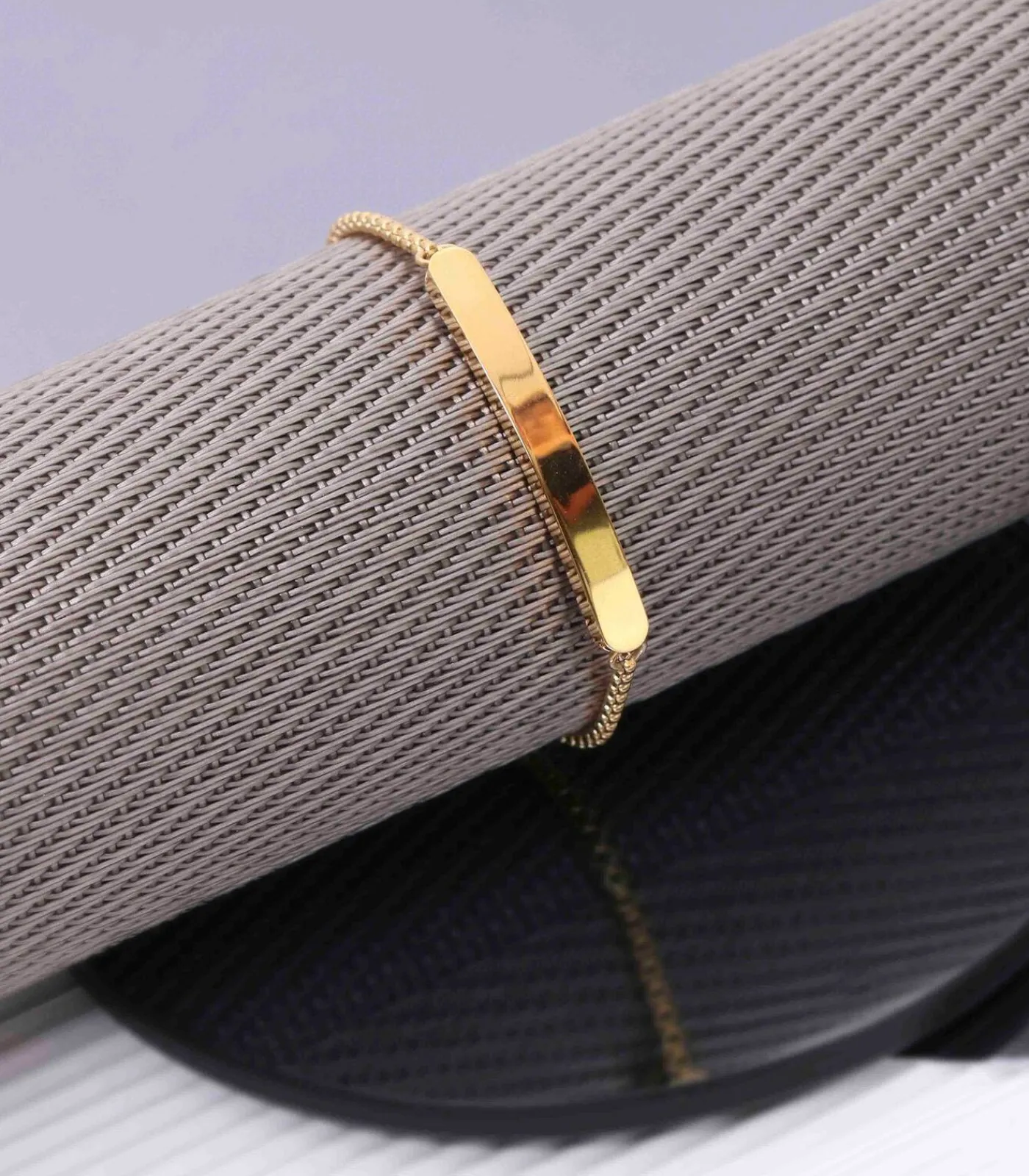 Lucardi Armband Staal 25.8cm gold Discount