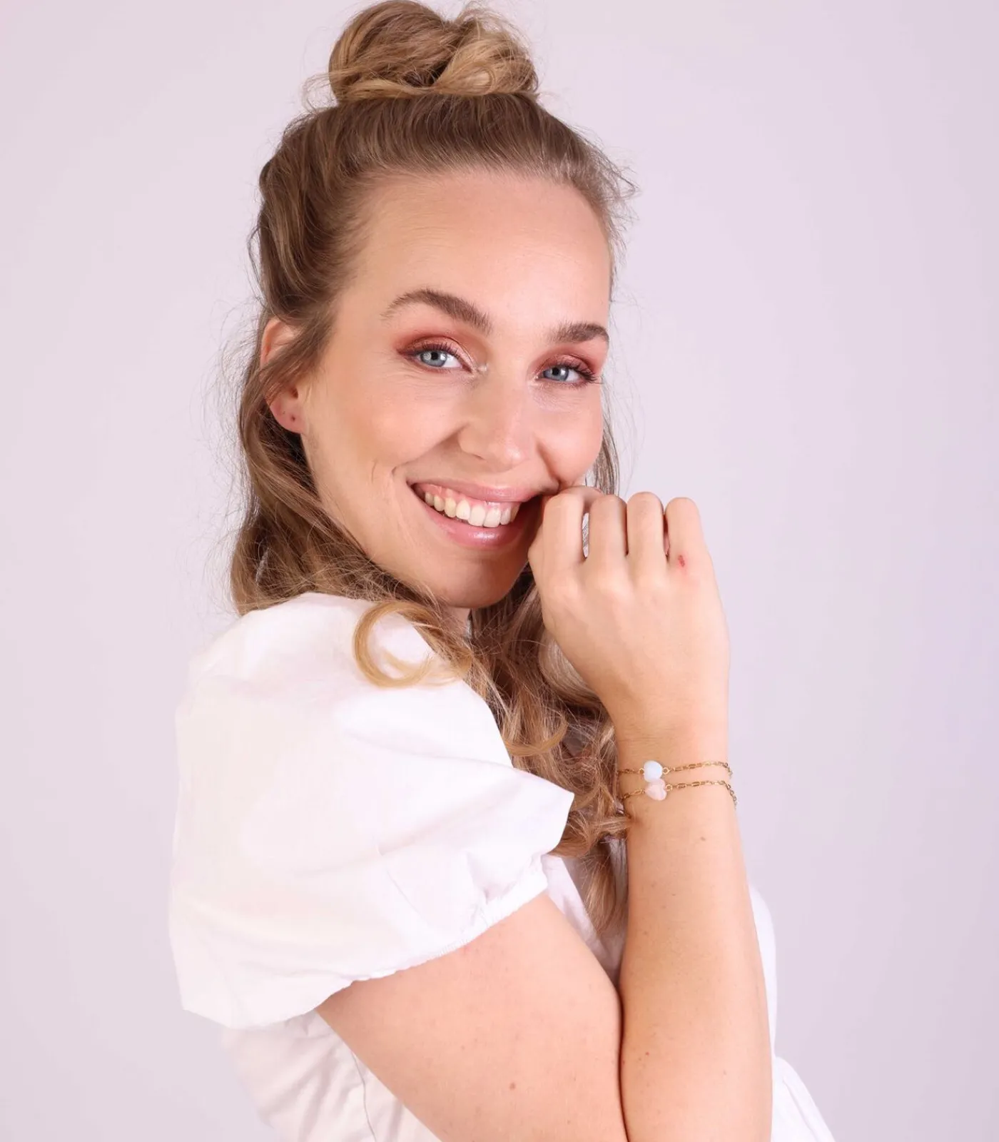Lucardi Armband Staal 20cm multicolor Outlet