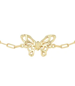 NOELANI Armband voor dames, 925 Sterling zilver | vlinder gold Clearance