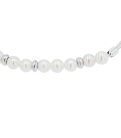 s.Oliver Armband voor dames, 925 sterling zilver, synthetische edelsteen, zilveren kralen silver Online