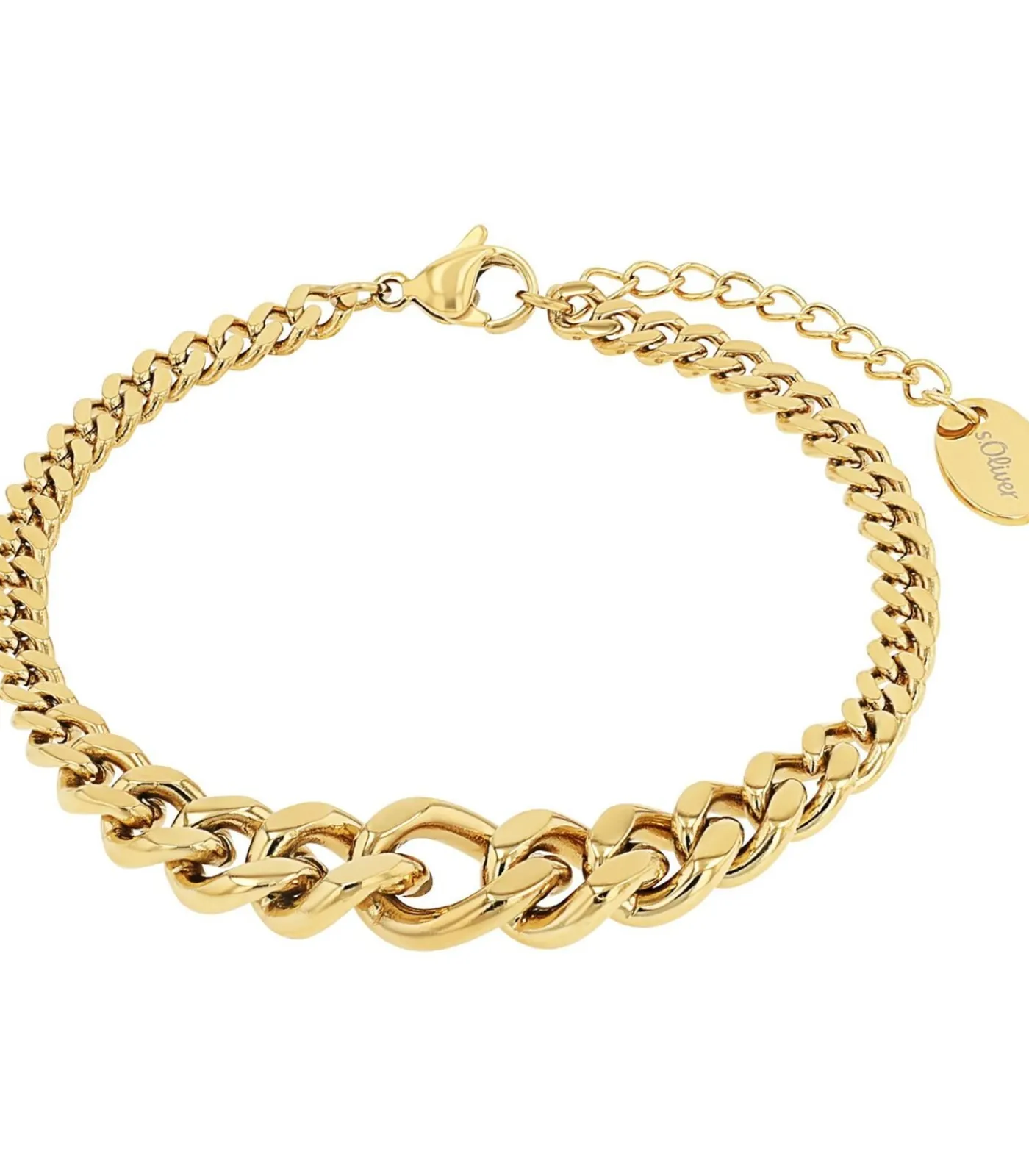s.Oliver Armband voor dames, roestvrij staal gold Discount