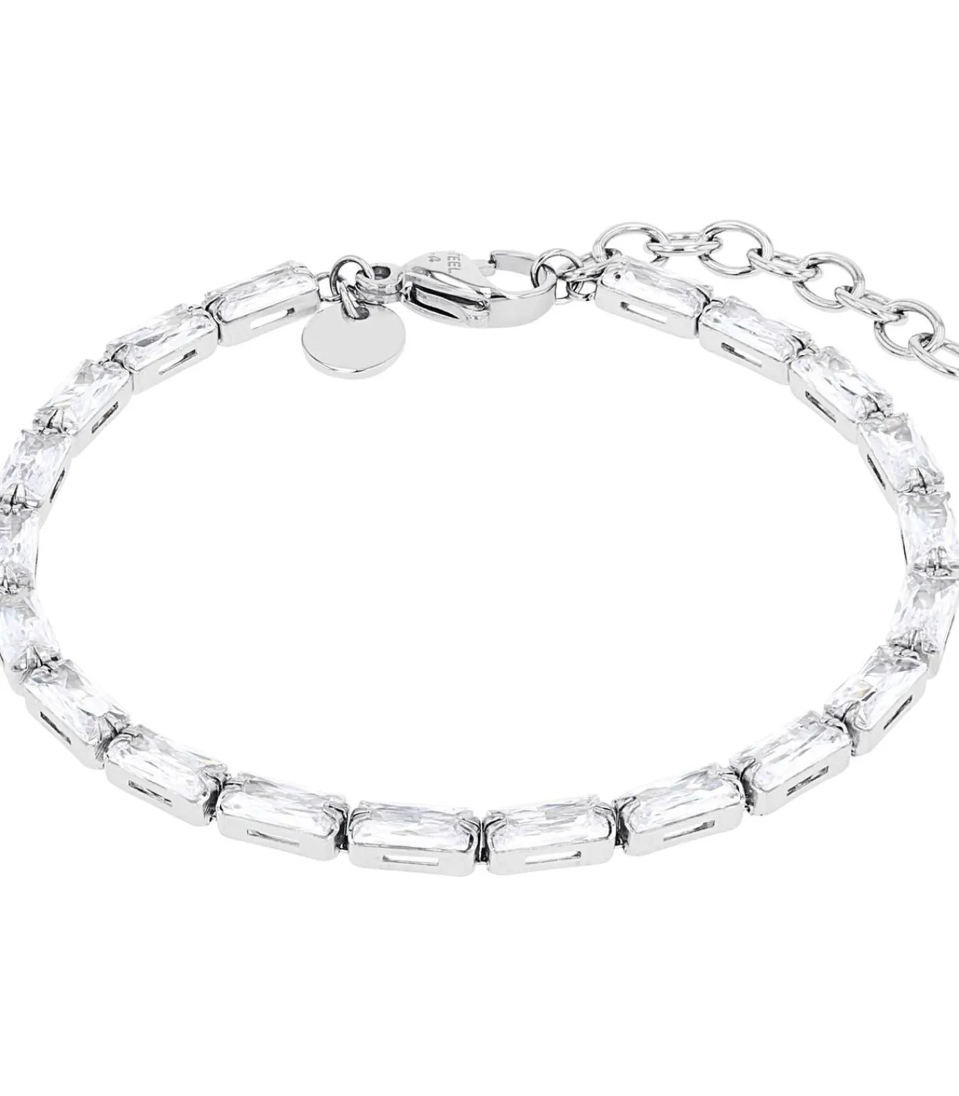 NOELANI Armband voor dames, roestvrij staal, zirkonia synth. silver Discount