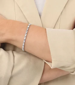NOELANI Armband voor dames, roestvrij staal, zirkonia synth. silver Discount