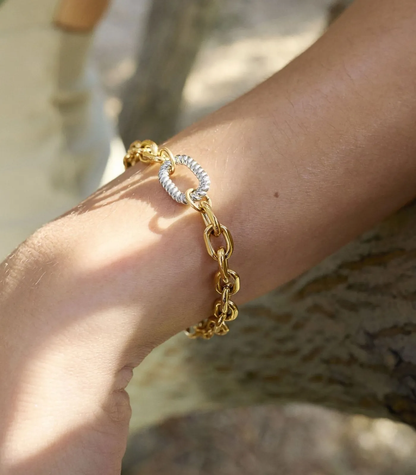 NOELANI Armband voor dames, roestvrij staal silver Sale