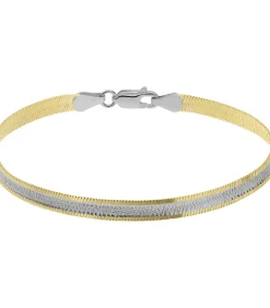 Lucardi Armband Zilver 19 cm - Goud- en Zilverkleurig gold/silver Outlet