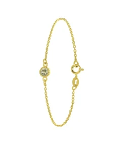 Lucardi Armband Zilver 19 cm - Goudkleurig gold Best
