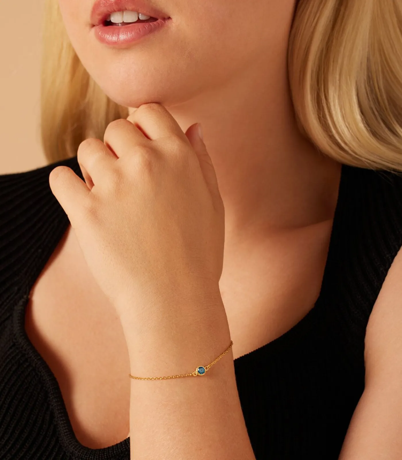 Lucardi Armband Zilver 19 cm - Goudkleurig gold Best