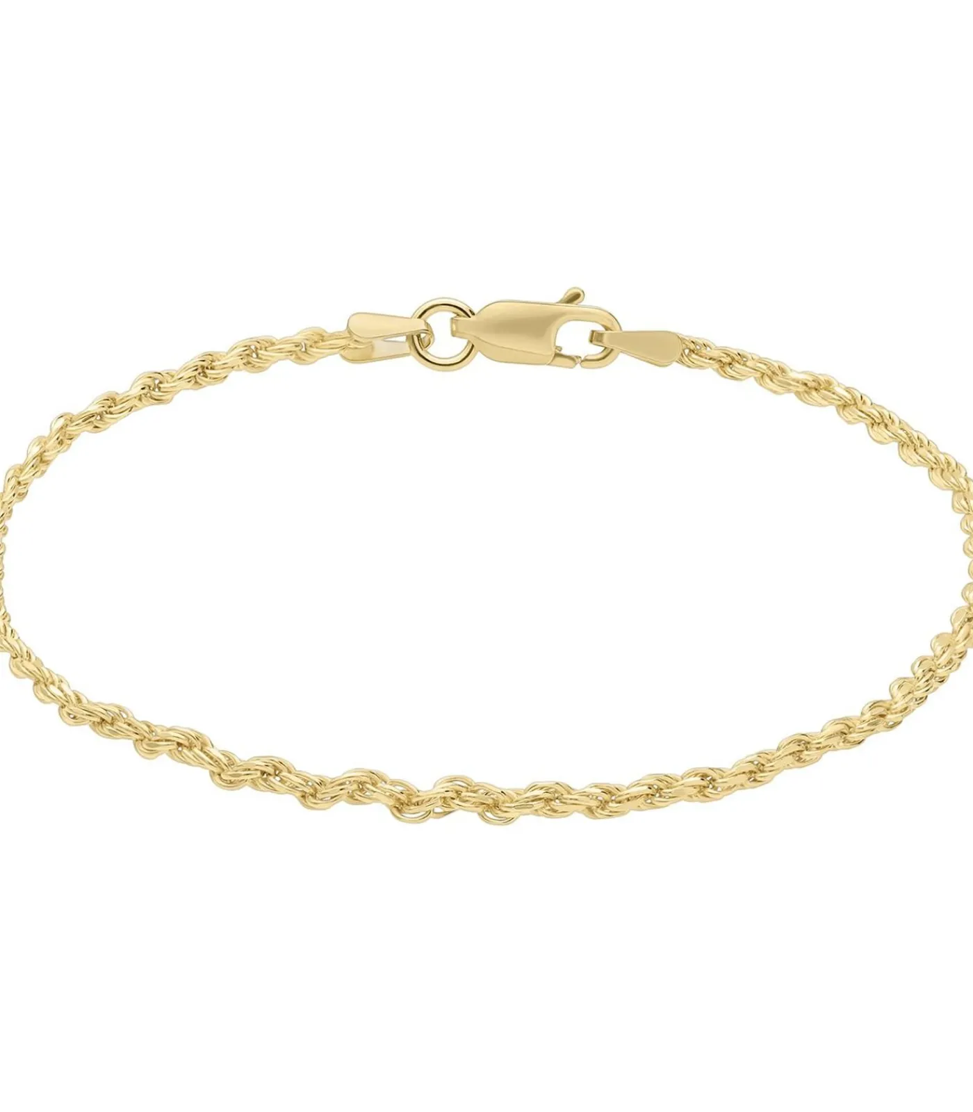 Lucardi Armband Zilver 19 cm - Goudkleurig gold Discount