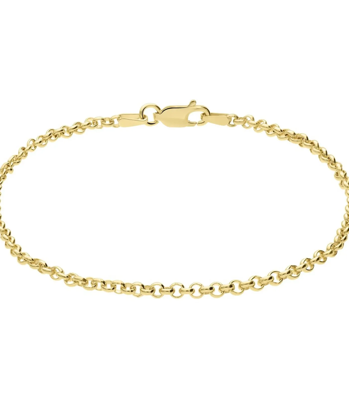 Lucardi Armband Zilver 19 cm - Goudkleurig gold Best