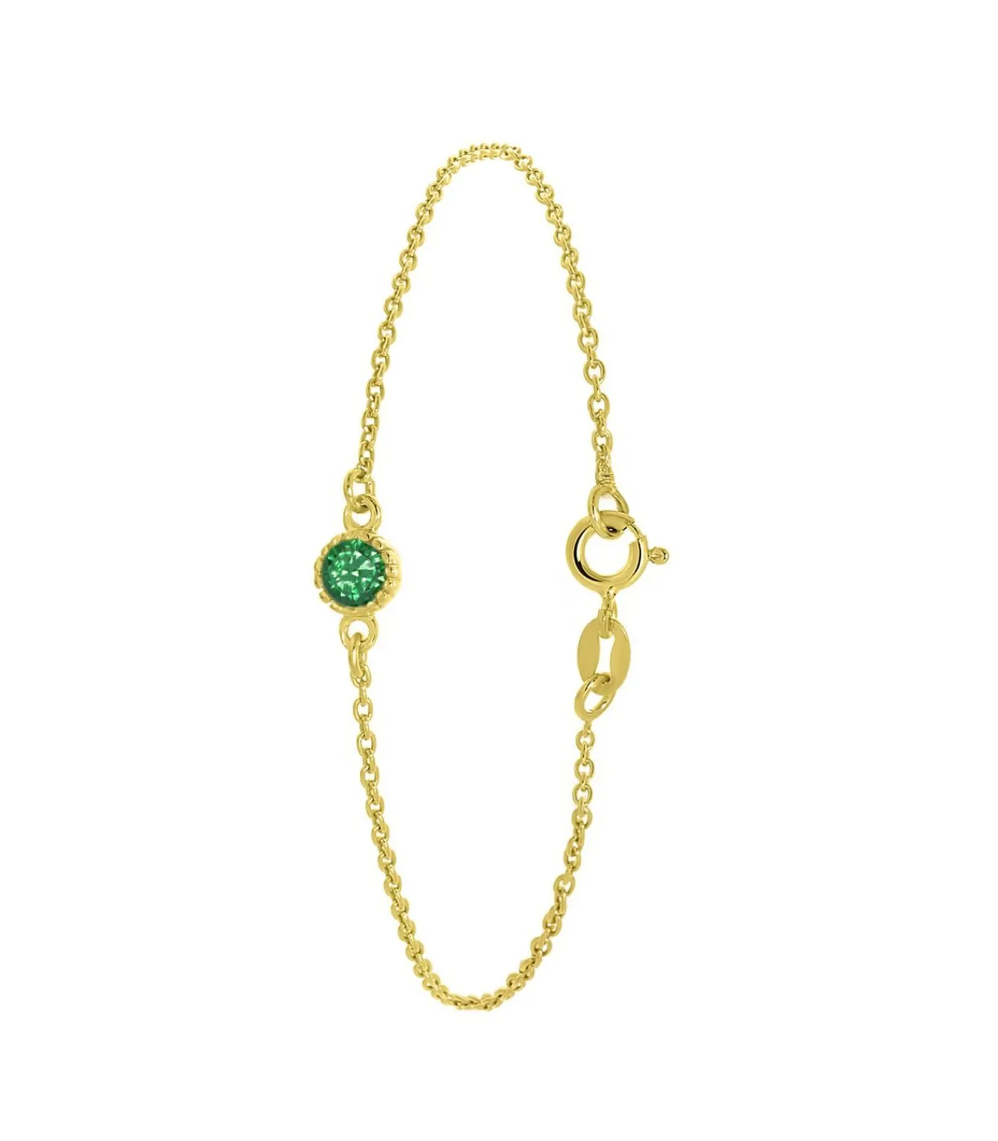 Lucardi Armband Zilver 19 cm - Goudkleurig gold Outlet