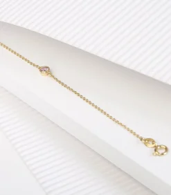 Lucardi Armband Zilver 19 cm - Goudkleurig gold Sale