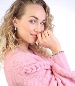 Lucardi Armband Zilver 17.50 cm - Goudkleurig silver