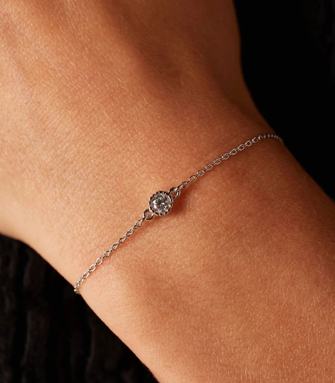 Lucardi Armband Zilver 19 cm - Goudkleurig silver Discount