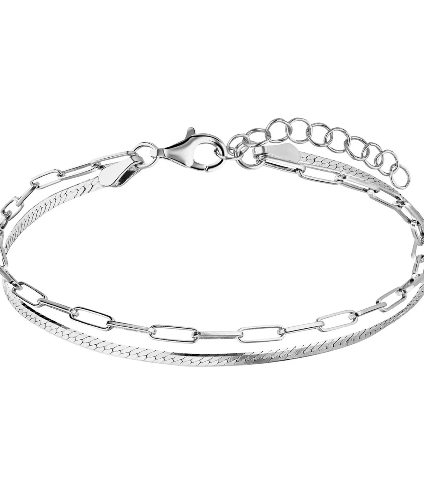 Lucardi Armband Zilver 19 cm - Zilverkleurig silver Best