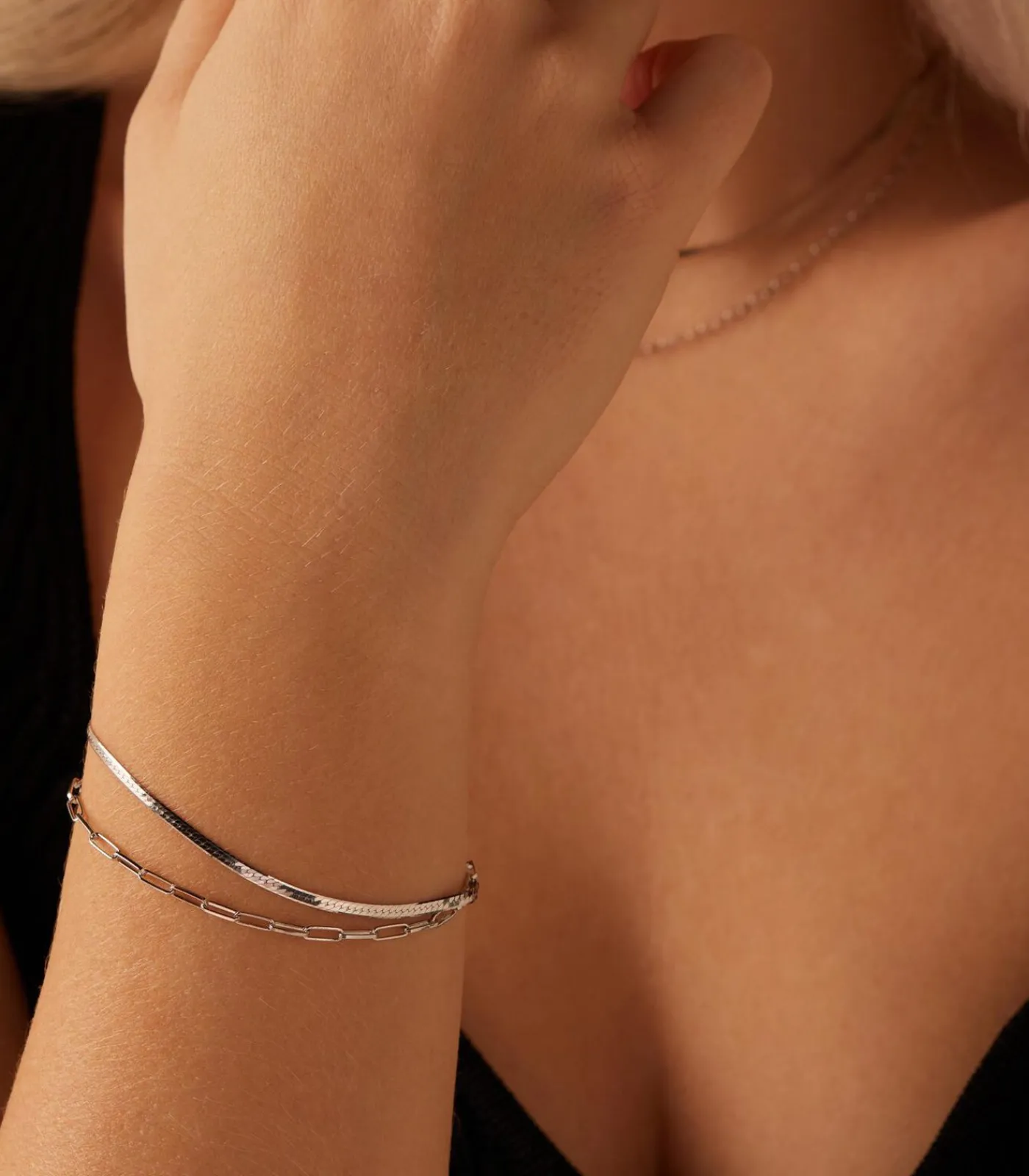 Lucardi Armband Zilver 19 cm - Zilverkleurig silver Best