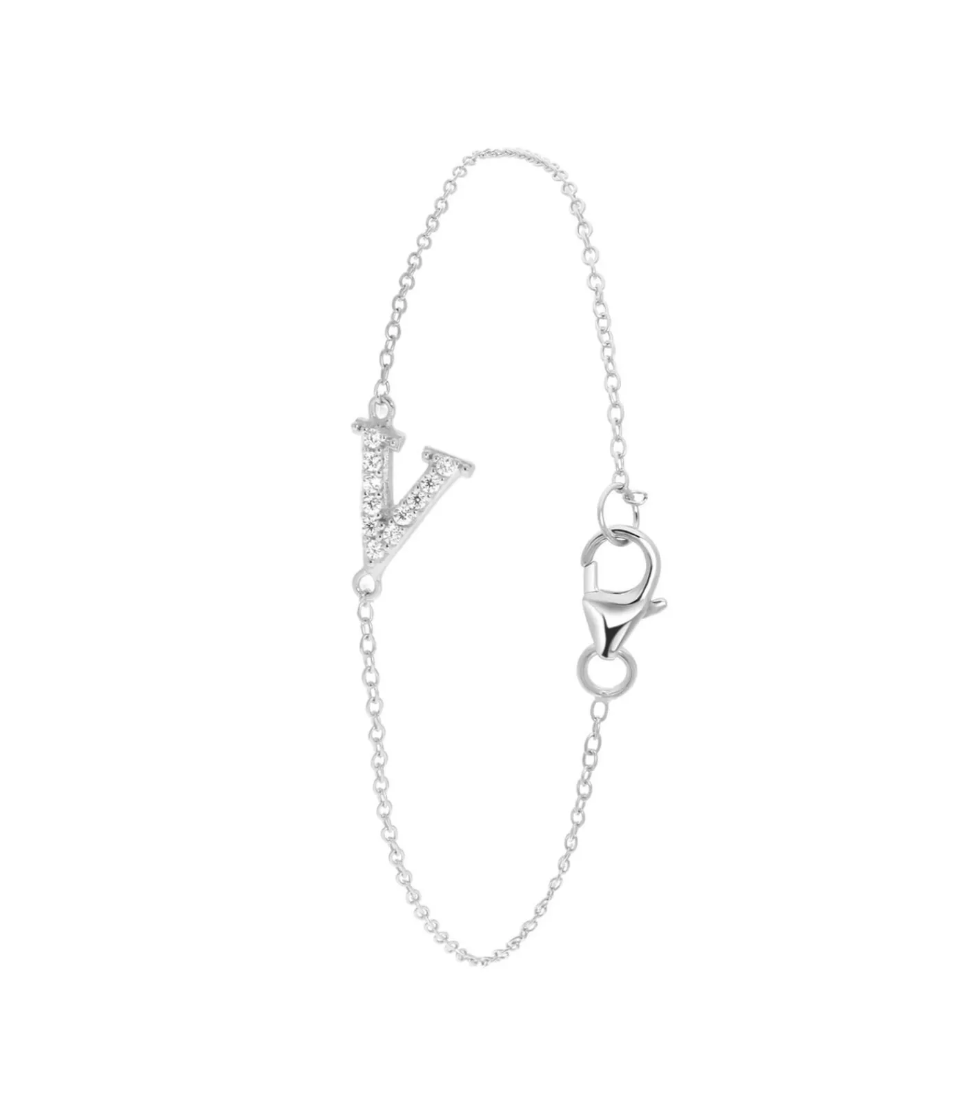 Lucardi Armband Zilver 18 cm - Zilverkleurig silver