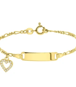 Lucardi Armband Zilver goudkleurig gold Hot