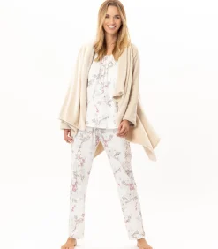LE CHAT Asymmetrische jas van flanellen pluche ESSENTIEL 179 beige Sale